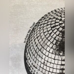 In Print We Trust disco baby tee